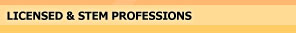 Licensed Professions